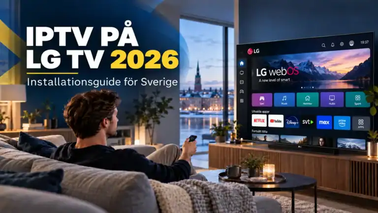 IPTV LG TV 2026 – Installera IPTV på LG Smart TV