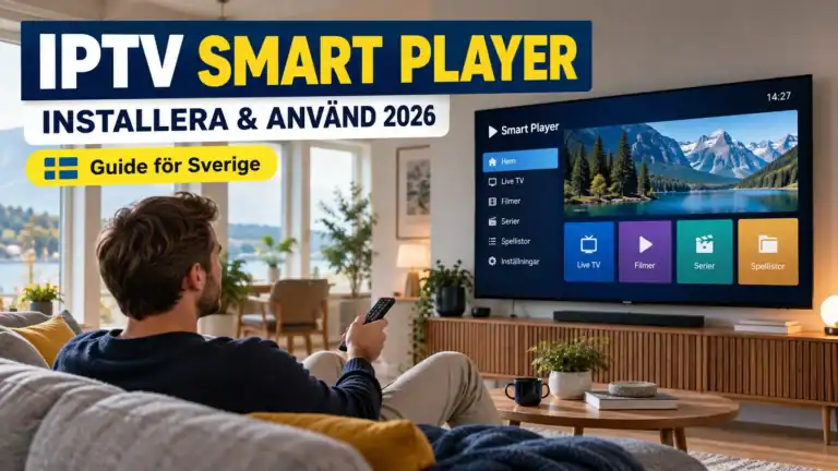 IPTV Smart Player: Installera och använda appen 2026